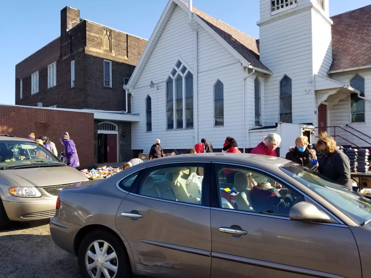 Community service at Crystal Park United Methodist Church