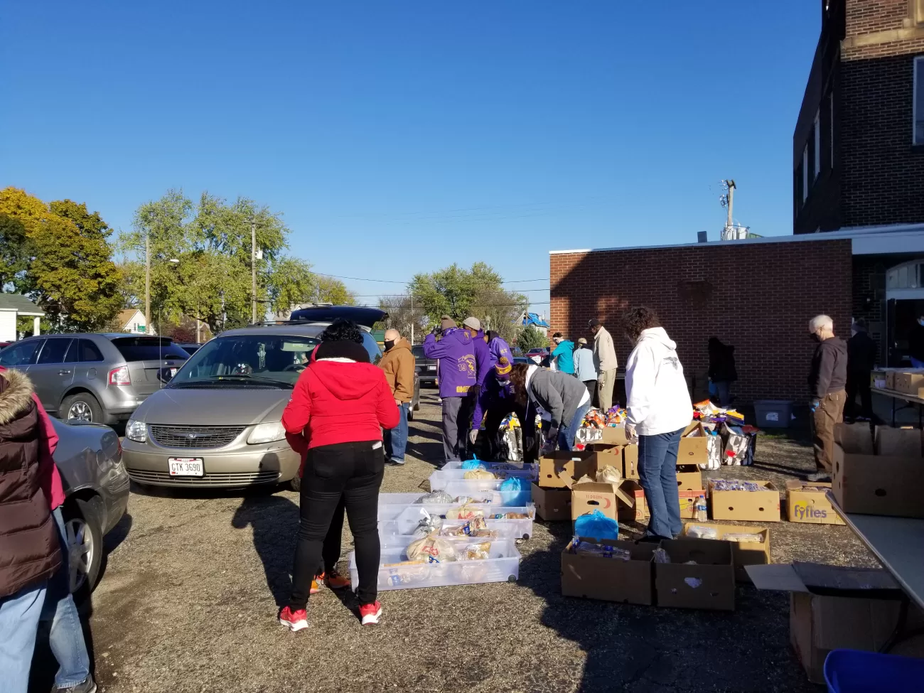 Community service at Crystal Park United Methodist Church